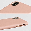 iPhone SE 2020 Metal Tulu Kahverengi Deri Klf - Resim: 3