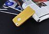 iPhone SE / 5 / 5S Karbon Grnml Gold Rubber Klf - Resim: 2