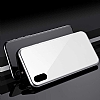 iPhone X / XS 360 Derece Koruma Manyetik Cam Pembe Klf - Resim: 3