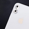 iPhone X / XS Silver Metal Kamera Lensi Koruyucu - Resim 4
