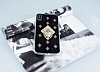 iPhone X / XS Selfie Yzkl Tal Gold Silikon Klf - Resim 1