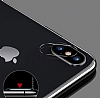 iPhone X / XS Silver Kamera Lensi Koruyucu - Resim: 1