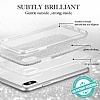 iPhone X / XS Simli Silver Silikon Klf - Resim 2