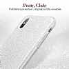 iPhone X / XS Simli Silver Silikon Klf - Resim 5