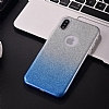iPhone X / XS Simli Mavi Silikon Klf - Resim: 4