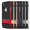 Eiroo Tiger Power iPhone X / XS Standl Ultra Koruma Siyah Silikon Klf - Resim 5