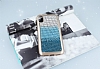 iPhone X / XS Tal Geili Mavi Silikon Klf - Resim: 1