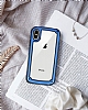 iPhone X / XS Jelly Bumper effaf Ultra Koruma Mavi Klf - Resim: 1
