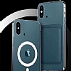Eiroo iPhone X / XS Manyetik zellikli Wireless effaf Silikon Klf - Resim: 3