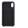 iPhone X / XS Metal Tulu Siyah Deri Klf - Resim 5