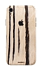 Woodenzy iPhone XR Doğal Beyaz Ahşap Kaplama