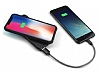 iPhone XR Manyetik arj zelikli Siyah Powerbank ve Klf - Resim: 2