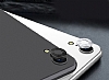iPhone XR Siyah Metal Kamera Lensi Koruyucu - Resim: 4