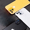 iPhone XR to iPhone 11 eviren Beyaz Kamera Koruyucu - Resim 1