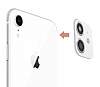 iPhone XR to iPhone 11 eviren Beyaz Kamera Koruyucu