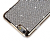 iSecret iPhone 6 / 6S Gold Kenarl Tal Krmz Rubber Klf - Resim 5