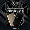 iXtech IX-PB005 8000 Powerbank Gold Yedek Batarya - Resim 3