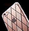 JLW iPhone 6 Plus / 6S Plus Beyaz Desenli effaf Silikon Klf - Resim 2