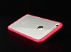 JLW iPhone 6 / 6S Lacivert Silikon Kenarl effaf Rubber Klf - Resim: 2