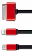 Joyroom Apple & Lightning & Micro USB Krmz Ksa arj Kablosu 138cm - Resim 7