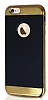 Joyroom Blade Series iPhone 6 / 6S Metalik Kenarl Gold Silikon Klf - Resim 1