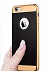 Joyroom Blade Series iPhone 6 / 6S Metalik Kenarl Gold Silikon Klf - Resim: 5