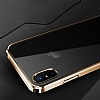 Joyroom Front Line iPhone X / XS Gold Kenarl Rubber Klf - Resim: 1