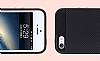 Joyroom iPhone SE / 5 / 5S Silver Kenarl Karbon Silikon Klf - Resim: 3