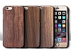 Joyroom Wooden iPhone 6 / 6S Gerek Ahap Rubber Klf - Resim 4