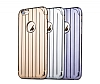 Joyroom Traveler iPhone 6 / 6S Metalik Dark Silver Silikon Klf - Resim: 7