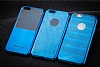 Joyroom iPhone 6 / 6S Metalik Mavi effaf Rubber Klf - Resim: 7