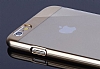 Joyroom iPhone 6 Plus / 6S Plus Gold Metalik Kenarl effaf Rubber Klf - Resim: 10