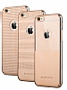 Joyroom iPhone 6 Plus / 6S Plus Nokta Desenli Gold Rubber Klf - Resim 8
