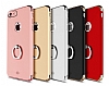 Joyroom iPhone 7 Plus Selfie Yzkl Metal Lacivert Rubber Klf - Resim: 1