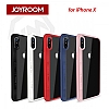 Joyroom Phantom iPhone X / XS Siyah Silikon Kenarl Rubber Klf - Resim 5