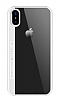 Joyroom Phantom iPhone X / XS Beyaz Silikon Kenarl Rubber Klf
