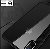 Joyroom Phantom iPhone X / XS Lacivert Silikon Kenarl Rubber Klf - Resim: 2