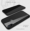 Joyroom Phantom iPhone X / XS Lacivert Silikon Kenarl Rubber Klf - Resim 1