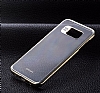 Joyroom Samsung Galaxy S7 Edge Metalik Gold Kenarl Kristal Klf - Resim: 1