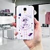 Joyroom Samsung i9500 Galaxy S4 Cute Girl Tal Parlak Rubber Klf - Resim: 1