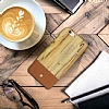 Just Must Wooden iPhone 6 Plus / 6S Plus Kahverengi Ahap Rubber Klf - Resim: 1