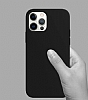K-Doo ICOAT iPhone 12 / 12 Pro 6.1 in Siyah Silikon Klf - Resim: 1