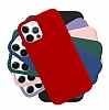 K-Doo ICOAT iPhone 12 / 12 Pro 6.1 in Siyah Silikon Klf - Resim: 4