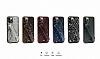 Kajsa iPhone 12 / 12 Pro 6.1 in Glamorous Ylan Desenli Yeil Rubber Klf - Resim: 3