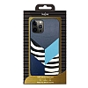 Kajsa iPhone 12 / 12 Pro 6.1 in Glamorous Zebra Combo Mavi Rubber Klf - Resim: 5
