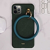 Kajsa iPhone 12 Pro Max 6.7 in Splendid Morandi Ring Yeil Rubber Klf - Resim: 1