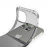 Kajsa iPhone 13 Pro Ultra Koruma effaf Gri Klf - Resim: 1