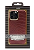 Kajsa Preppie iPhone 13 Gerek Kahverengi Deri Klf - Resim: 1