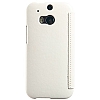 Kalaideng HTC One M8 Enland nce Kapakl Beyaz Deri Klf - Resim: 4