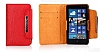 Kalaideng Nokia Lumia 820 Czdanl Siyah Deri Klf - Resim: 1